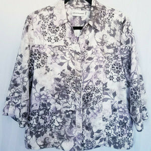 Alfred Dunner Fully Lined Blazer Jacket Size 12